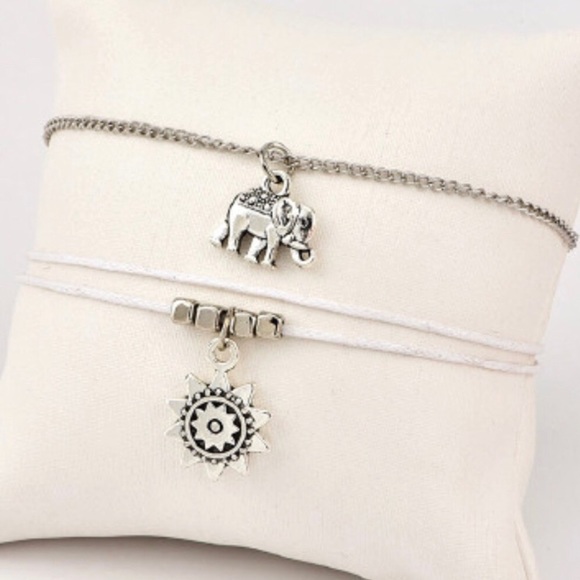 Elephant Anklet Set πβ€οΈ - Picture 4 of 5